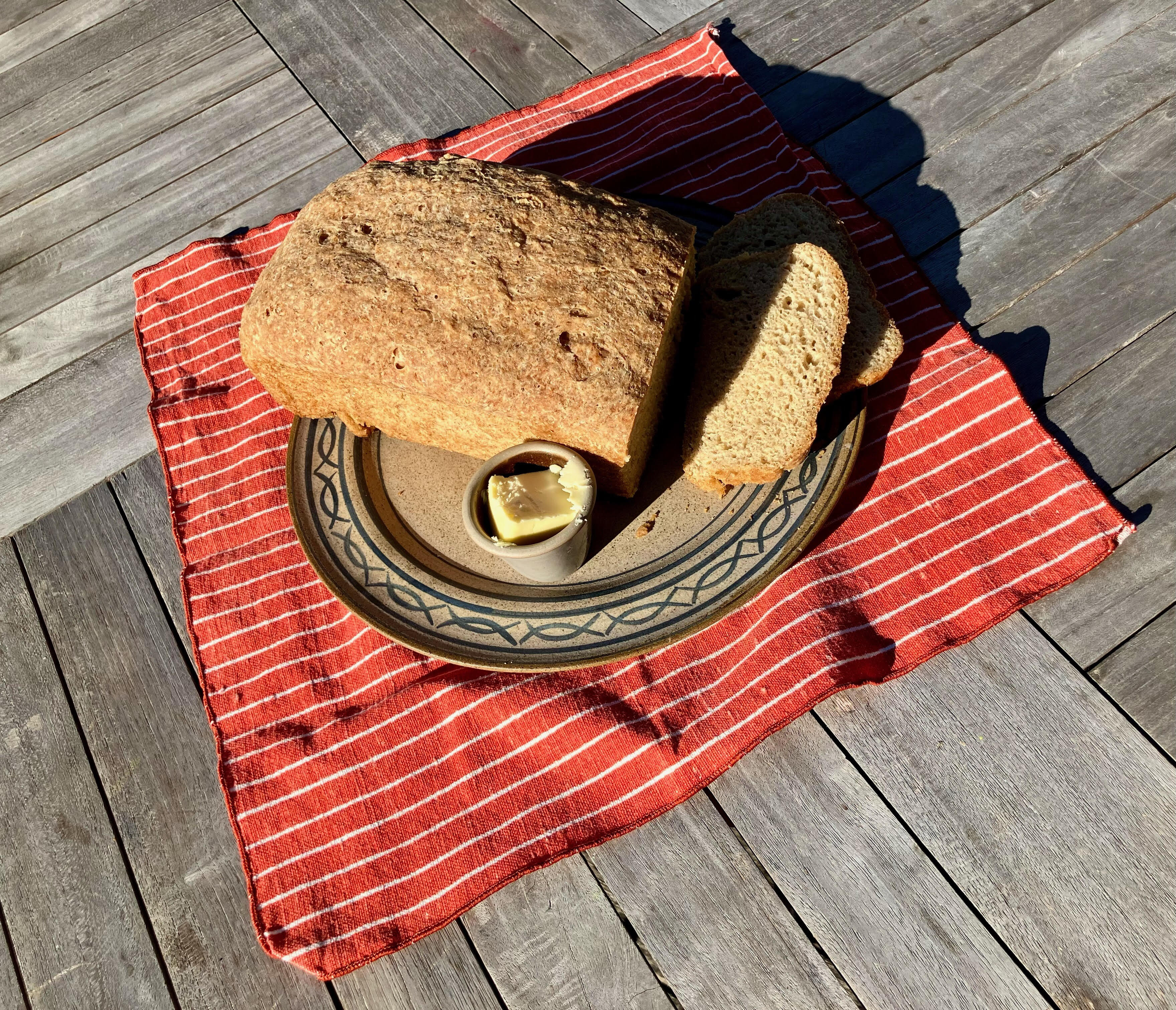 Bread with a shadow