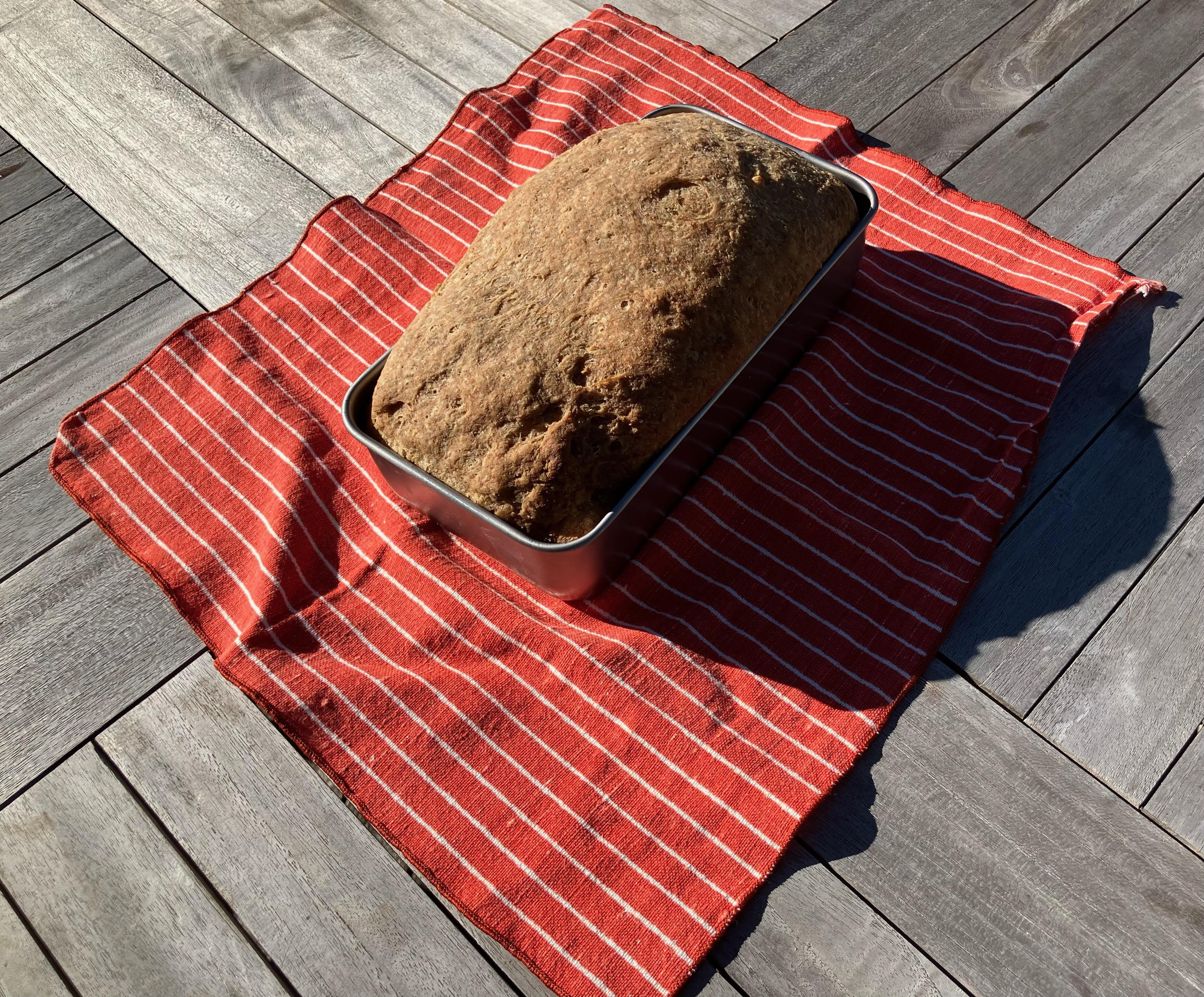 Bread with a shadow